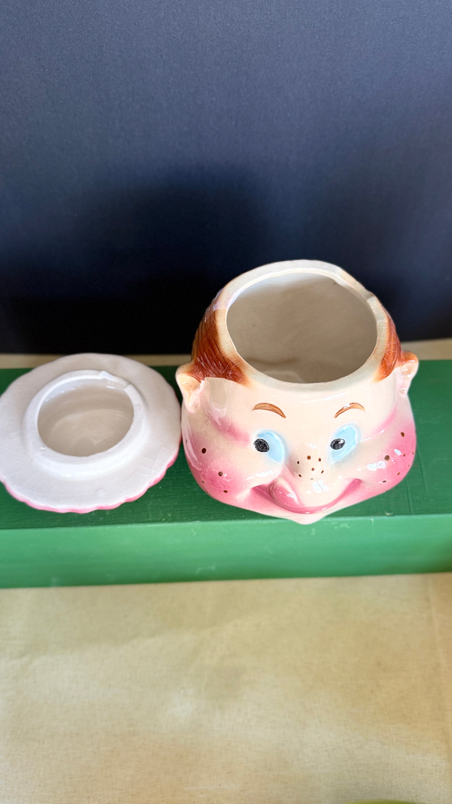 Freckle Face Anthropomorphic Jam Jar