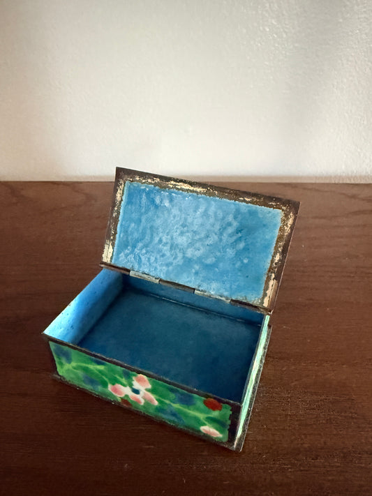 Antique porcelain Metal butlers table pan