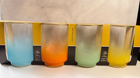 Libby Frosted 1960 Glasses