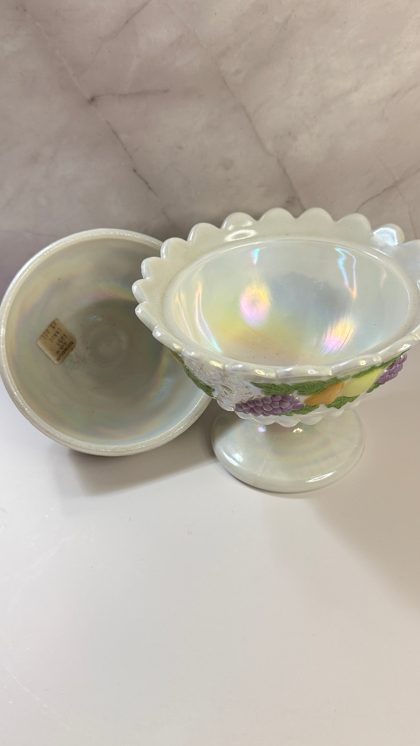 Westmoreland Iridescent Candy Dish