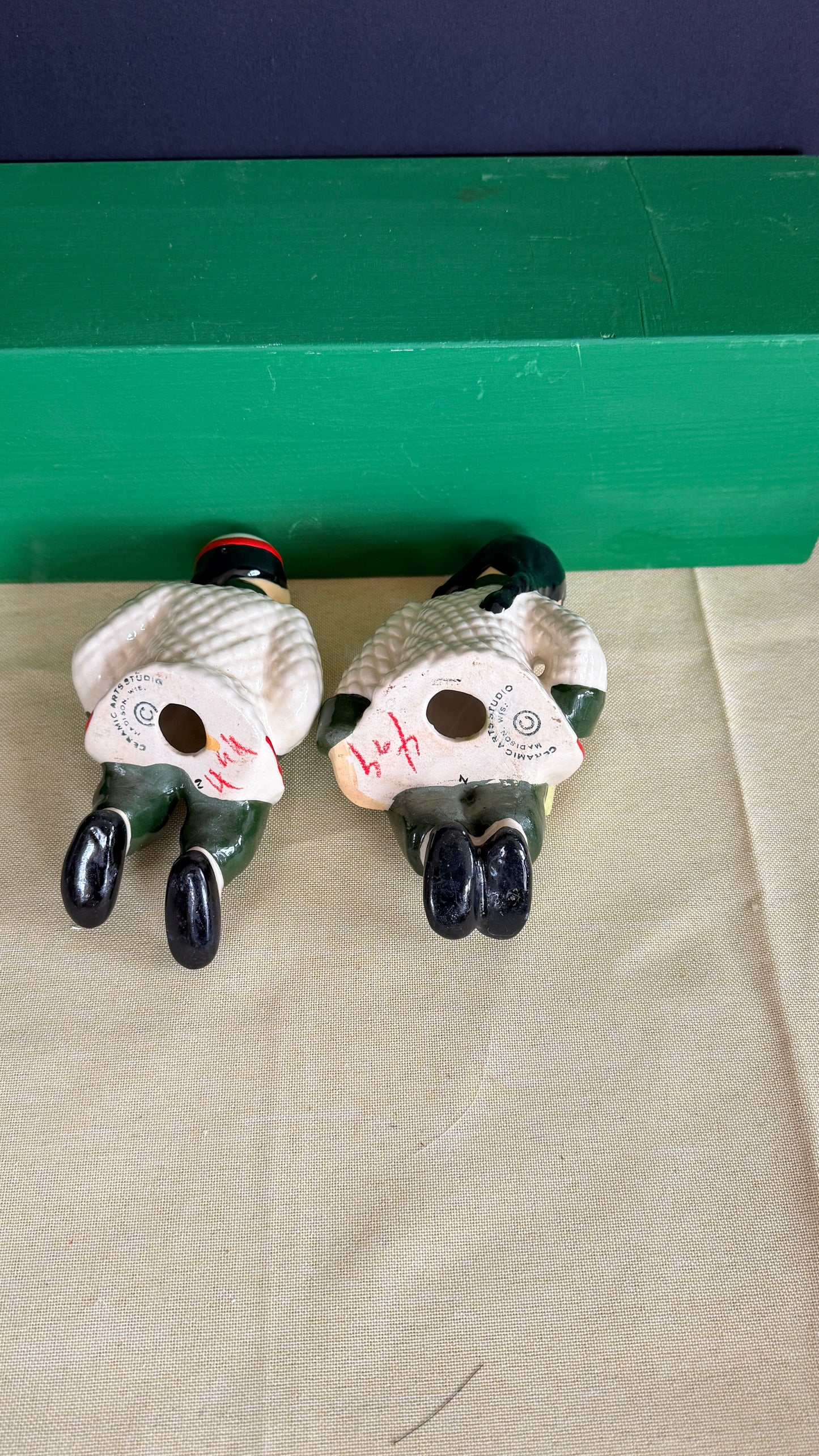 Su-Lin and Sun-Li Porcelain Shelf Sitter Figurines
