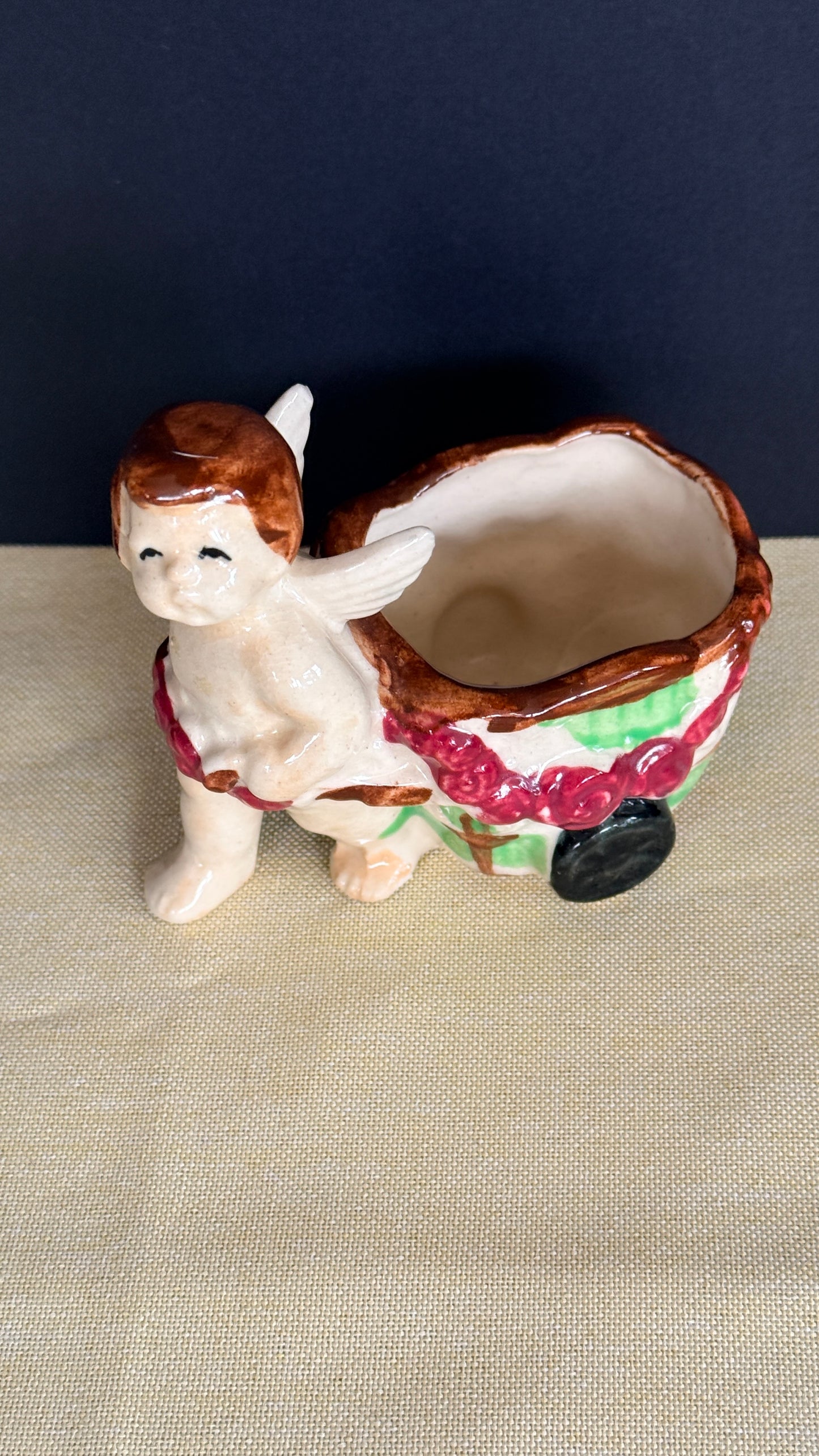 Cherub Planter Occupied Japan