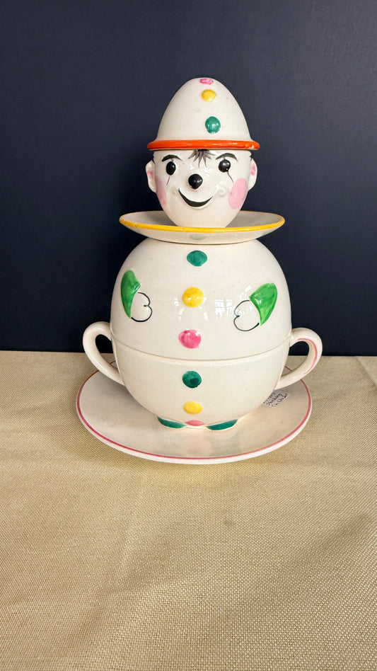 Childs Clown Plate Set
