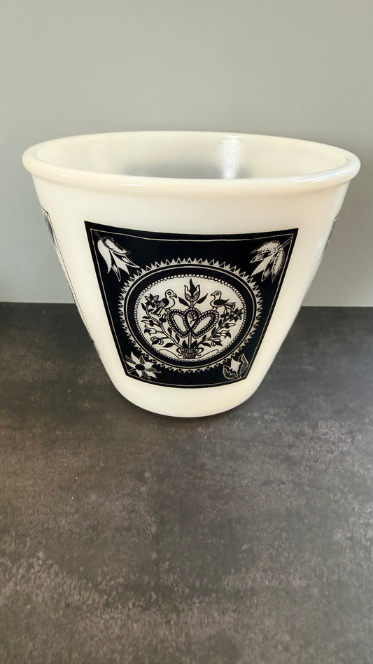 Hazel Atlas Love Bird Ice Bucket