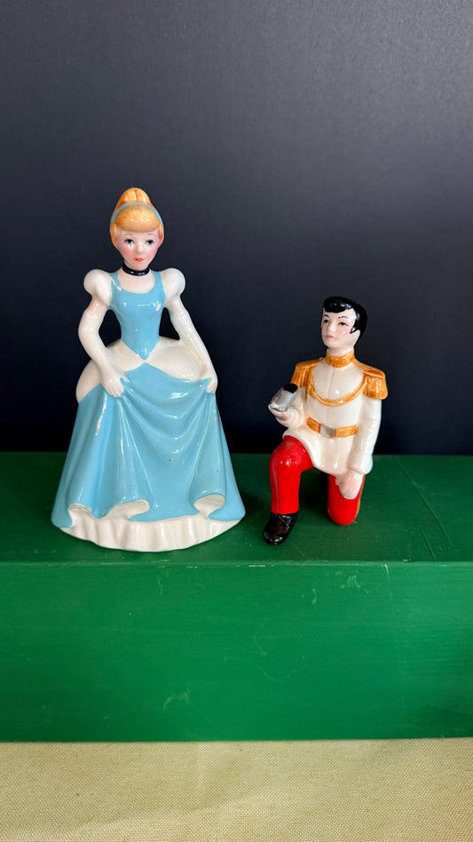 Disney Cinderella & Prince Figurines