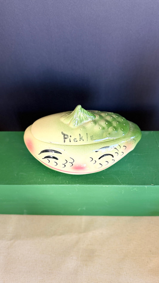 DeForest Pickle Anthropomorphic Jar