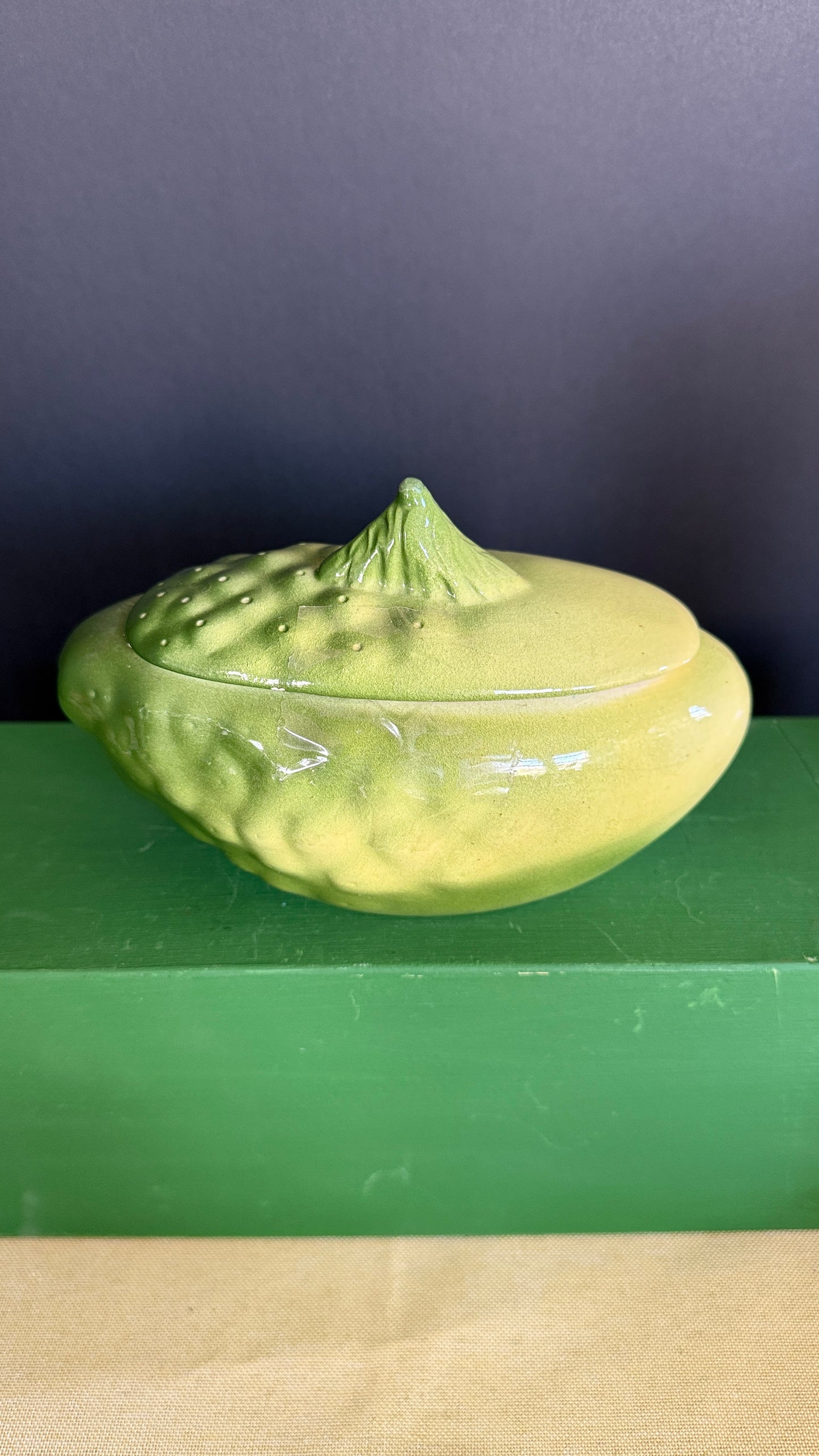 DeForest Pickle Anthropomorphic Jar