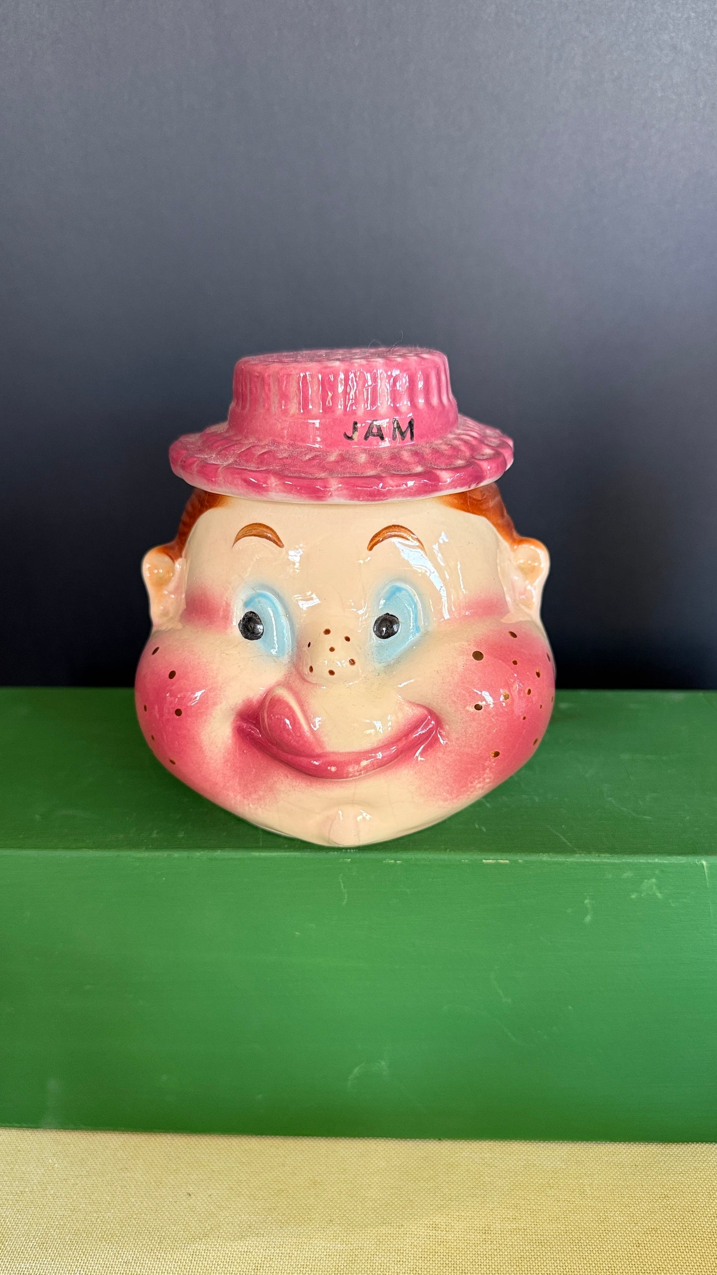 Freckle Face Anthropomorphic Jam Jar