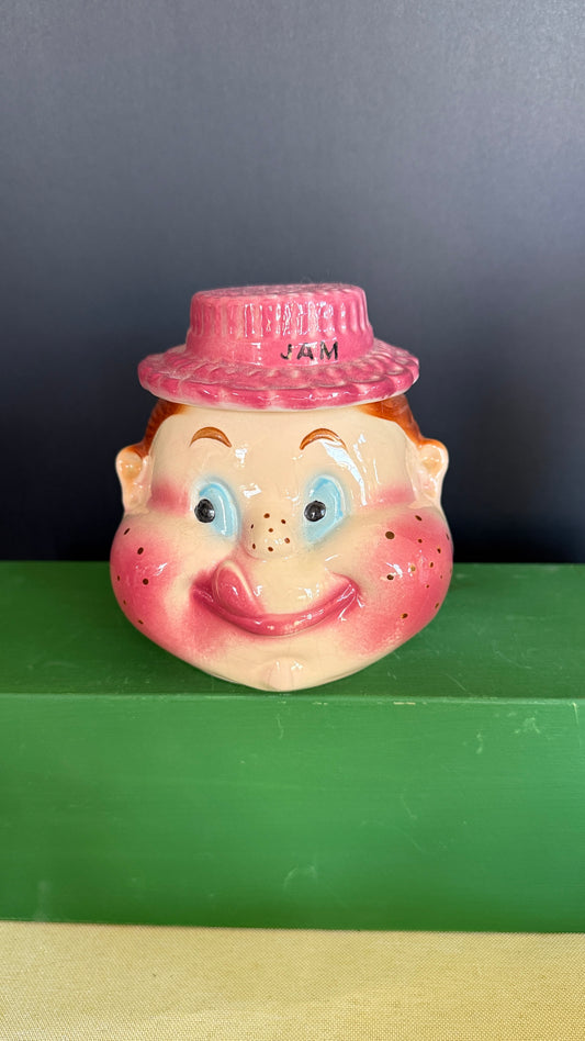 Freckle Face Anthropomorphic Jam Jar