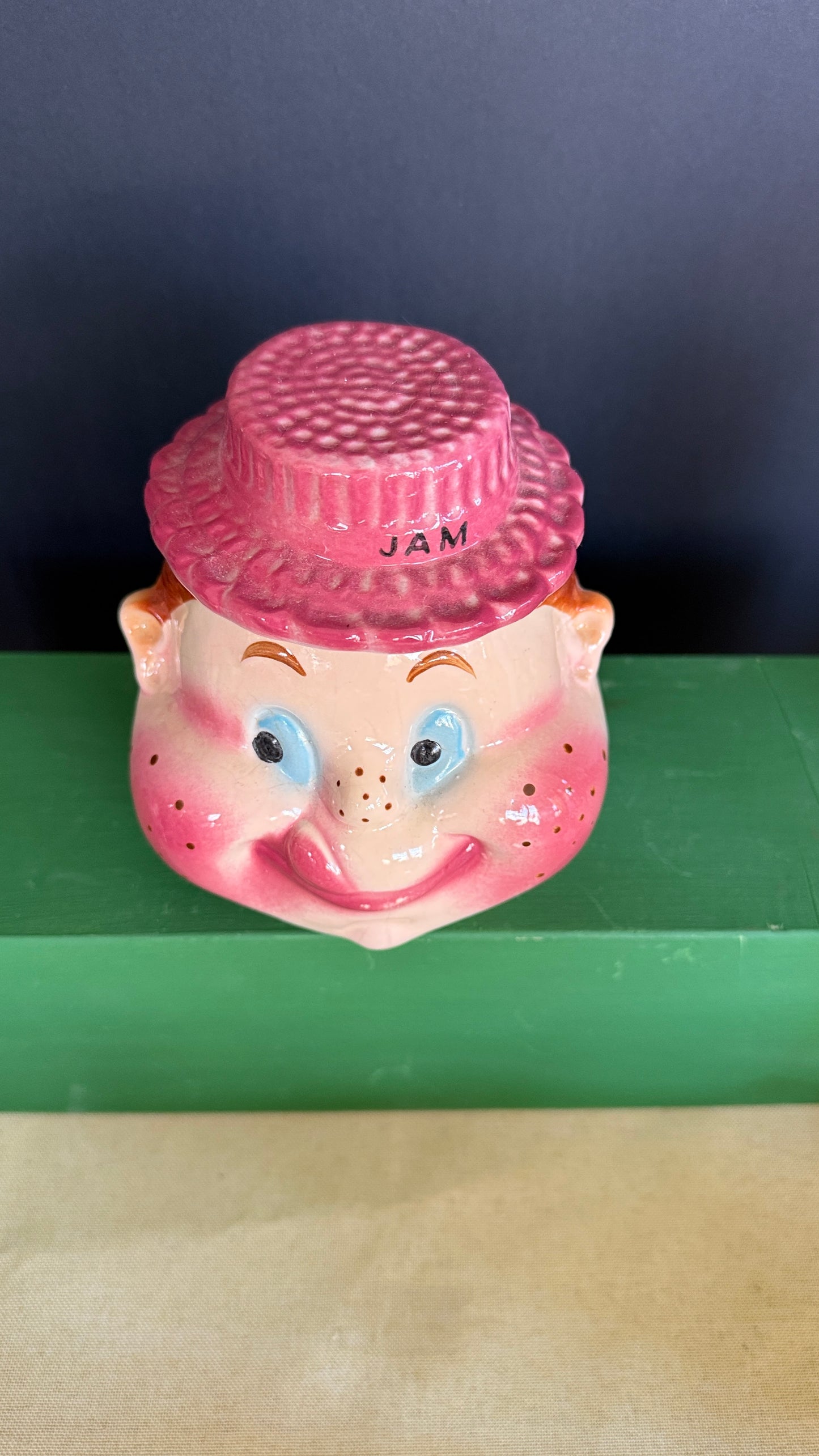 Freckle Face Anthropomorphic Jam Jar