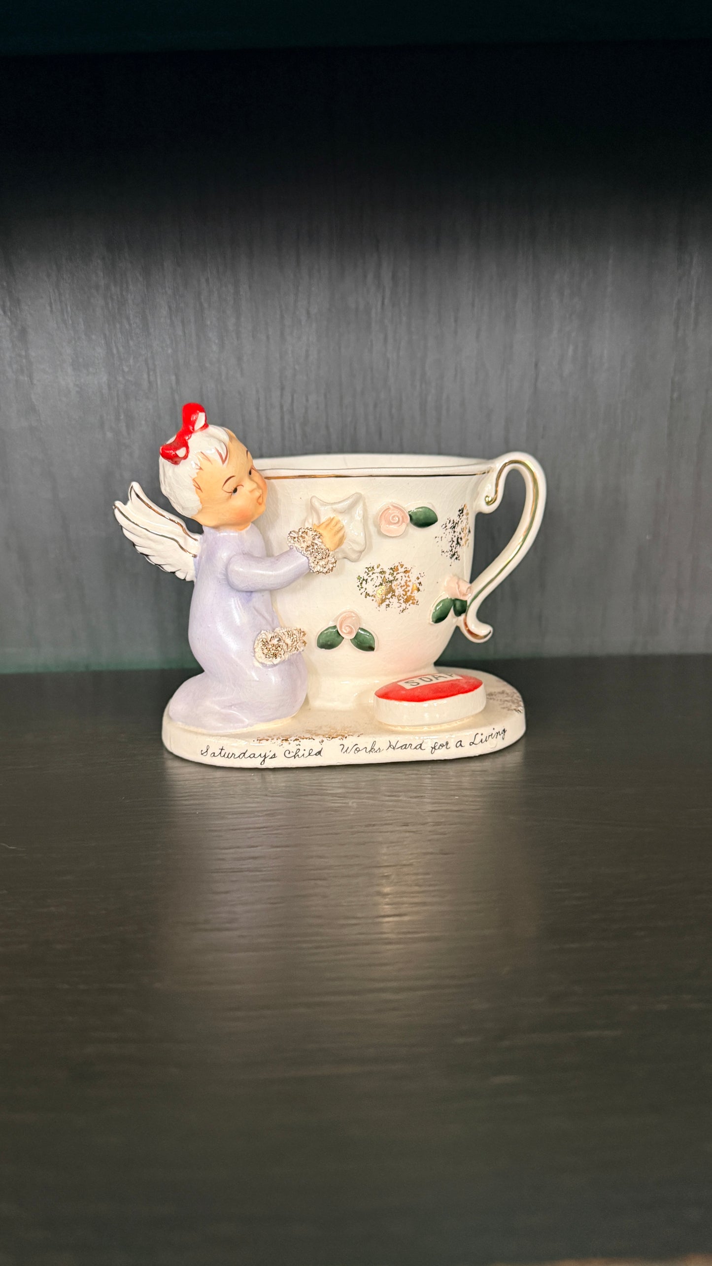 NAPCO Saturday's Child Teacup Planter