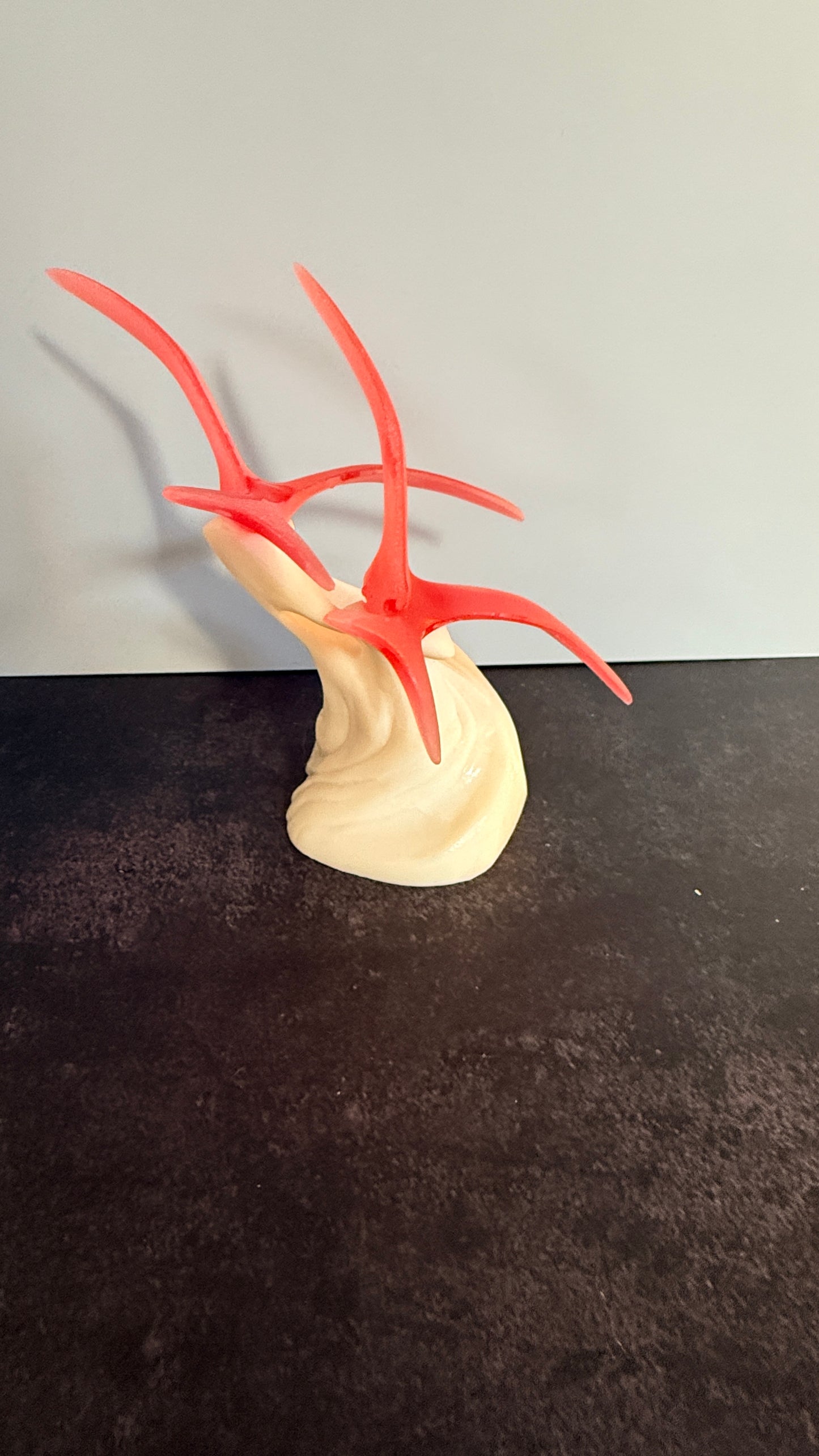 Double Seagulls on Waves Figurine