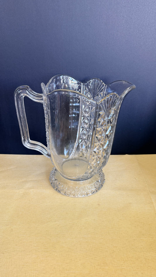 EAPGS - Richards & Hartley Glass Co Daisy & Button Pitcher