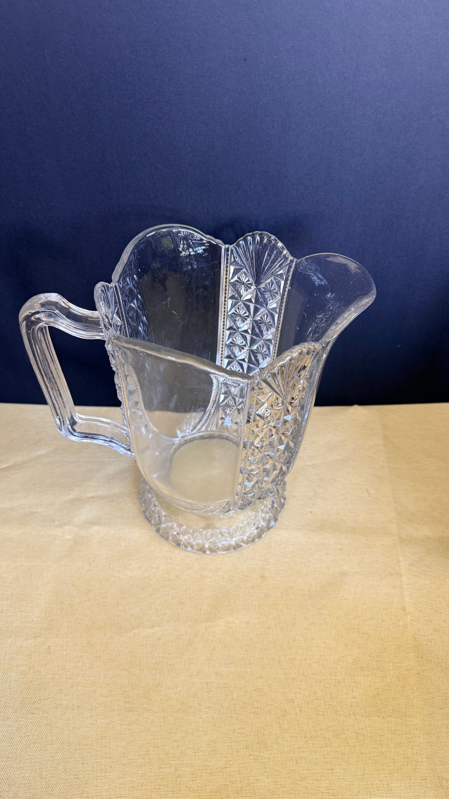 EAPGS - Richards & Hartley Glass Co Daisy & Button Pitcher