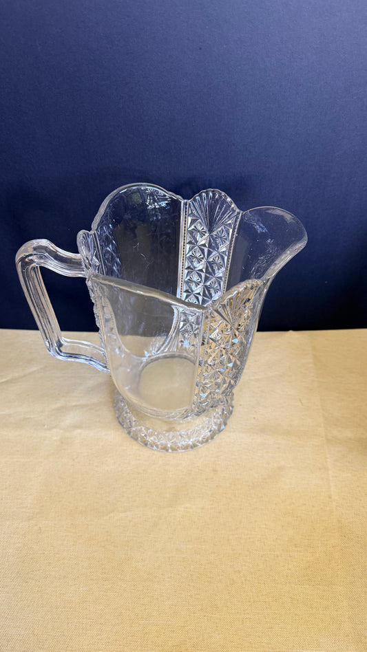 EAPGS - Richards & Hartley Glass Co Daisy & Button Pitcher