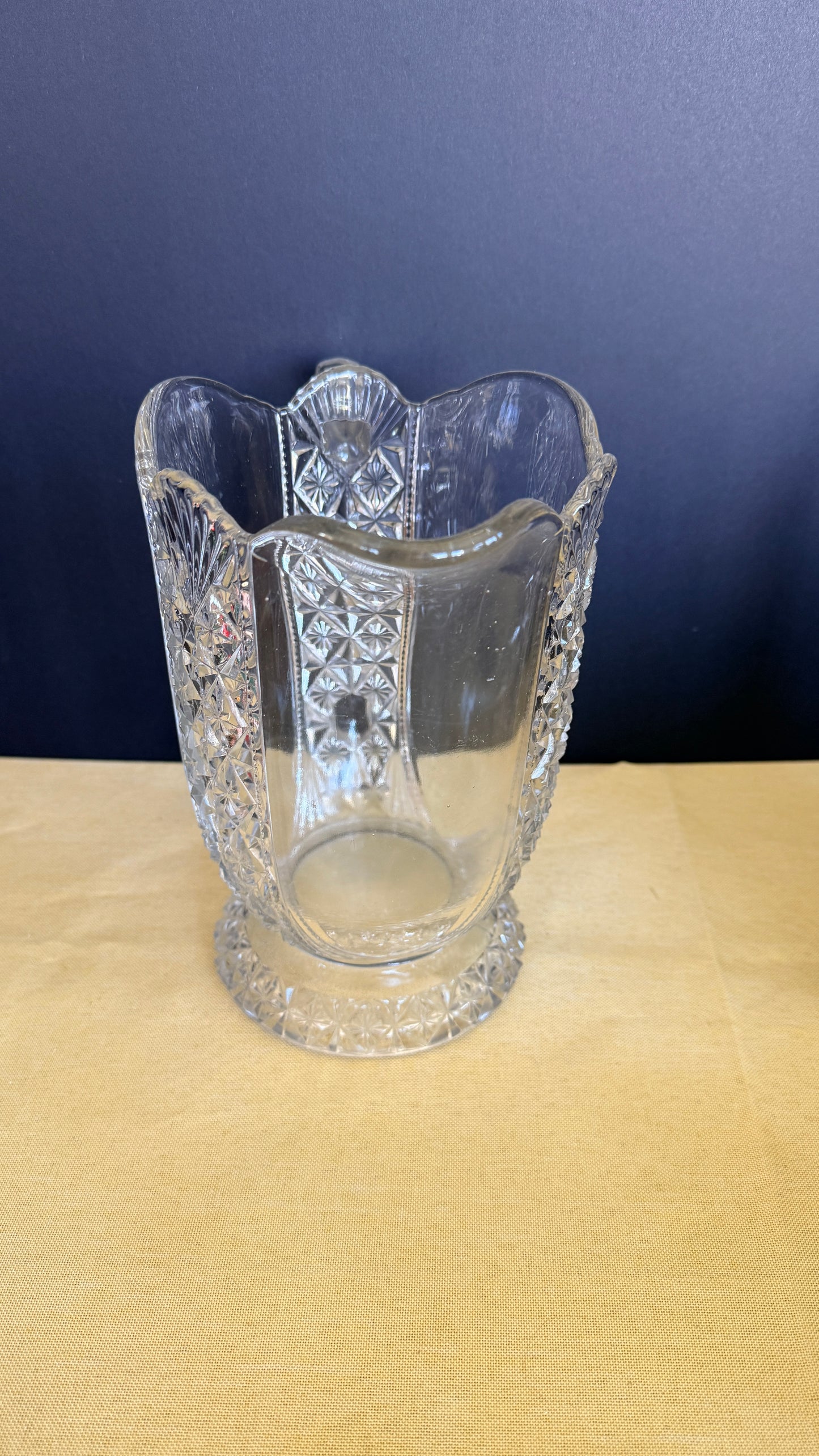 EAPGS - Richards & Hartley Glass Co Daisy & Button Pitcher