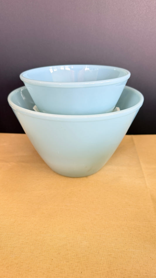 Fire King Delphite Splash Proof Bowls