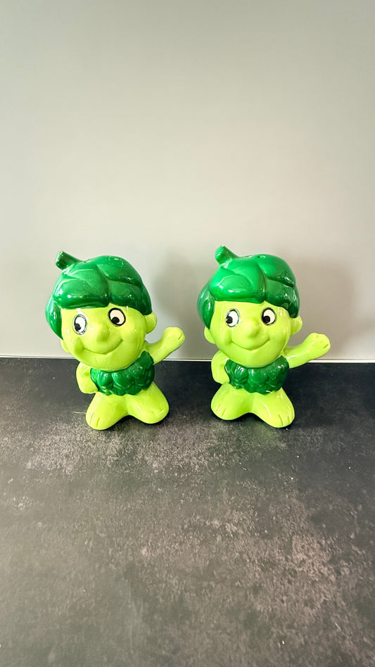 Jolly Green Giant Little Sprout Salt & Pepper Shakers