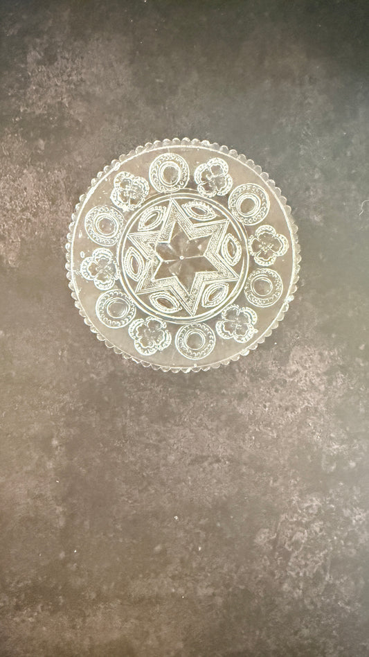 Lacy Cup EAPG Mini Tea Bowl Plate