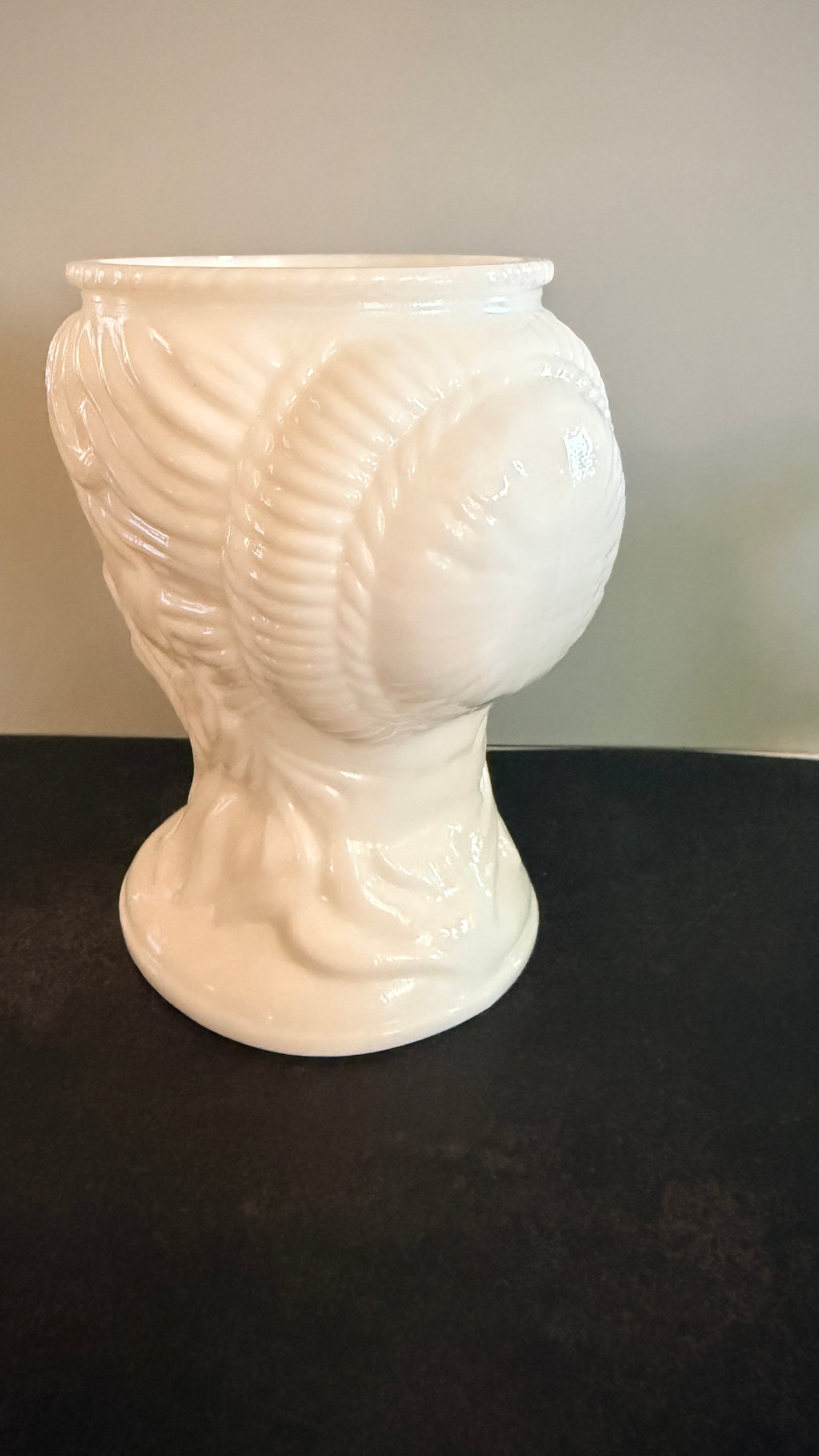 Milk Glass Lady Head Vase
