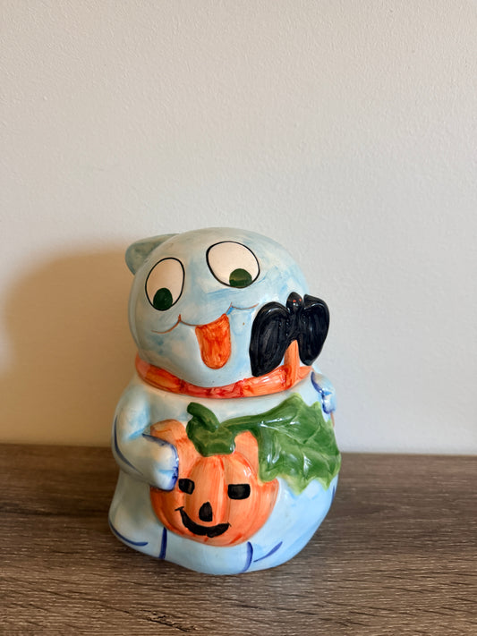 Vintage Halloween Ghost Cookie Jar