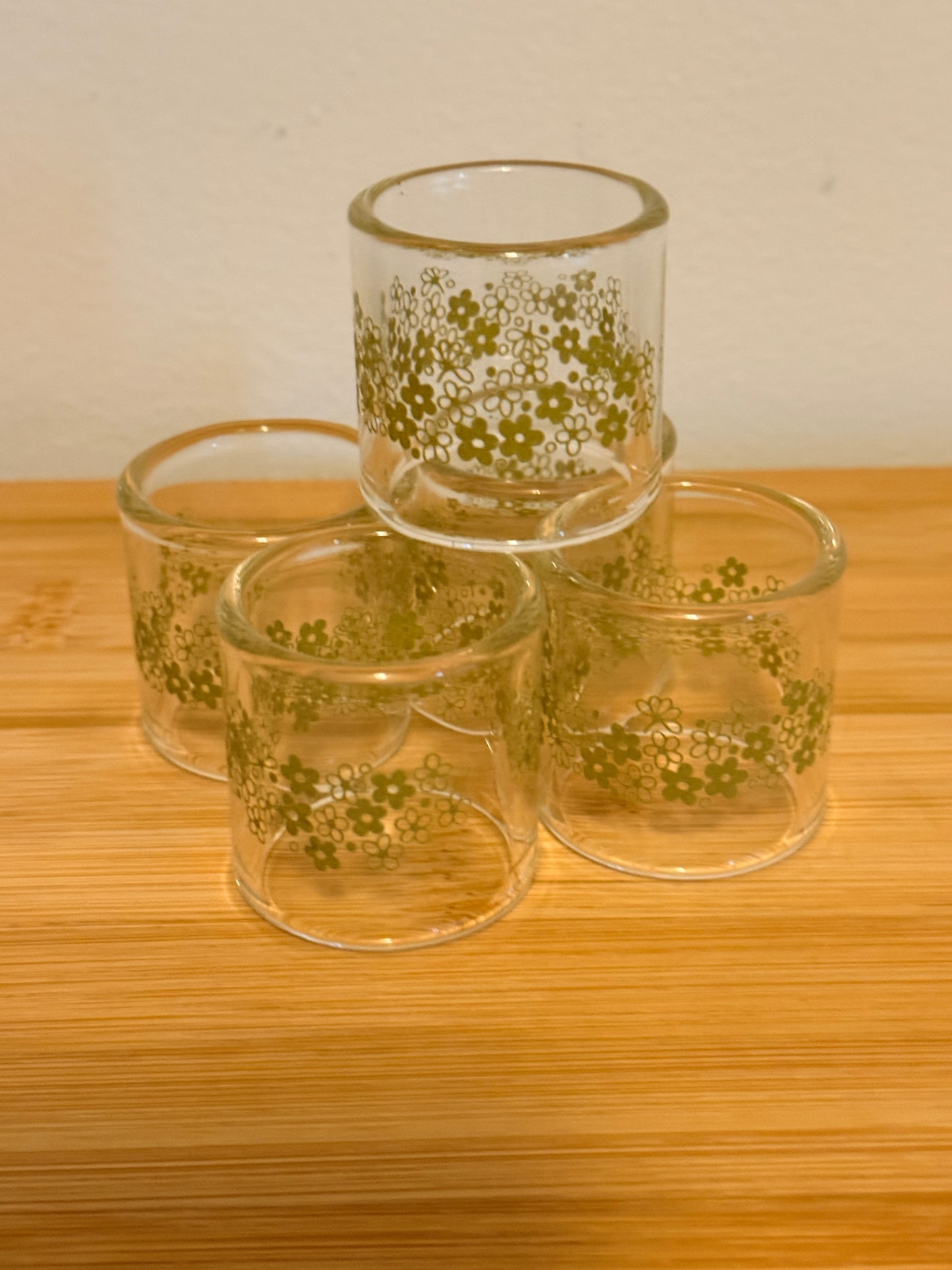 Pyrex Spring Blosson Glass Napking Holders