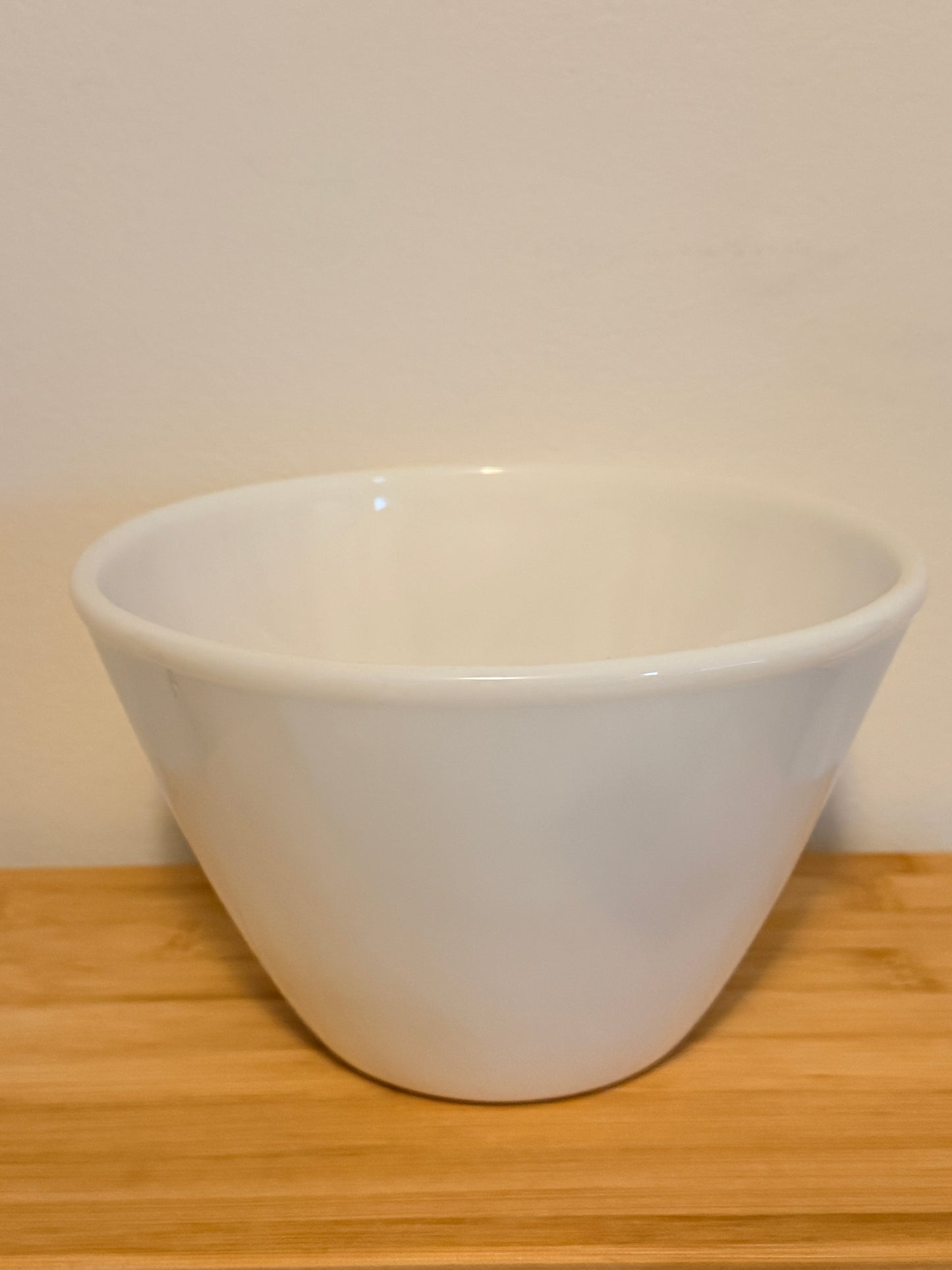 Fire King Milk Glass Splash Proof Bowl