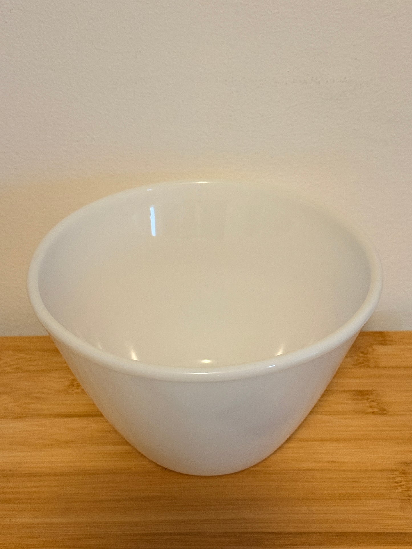 Fire King Milk Glass Splash Proof Bowl