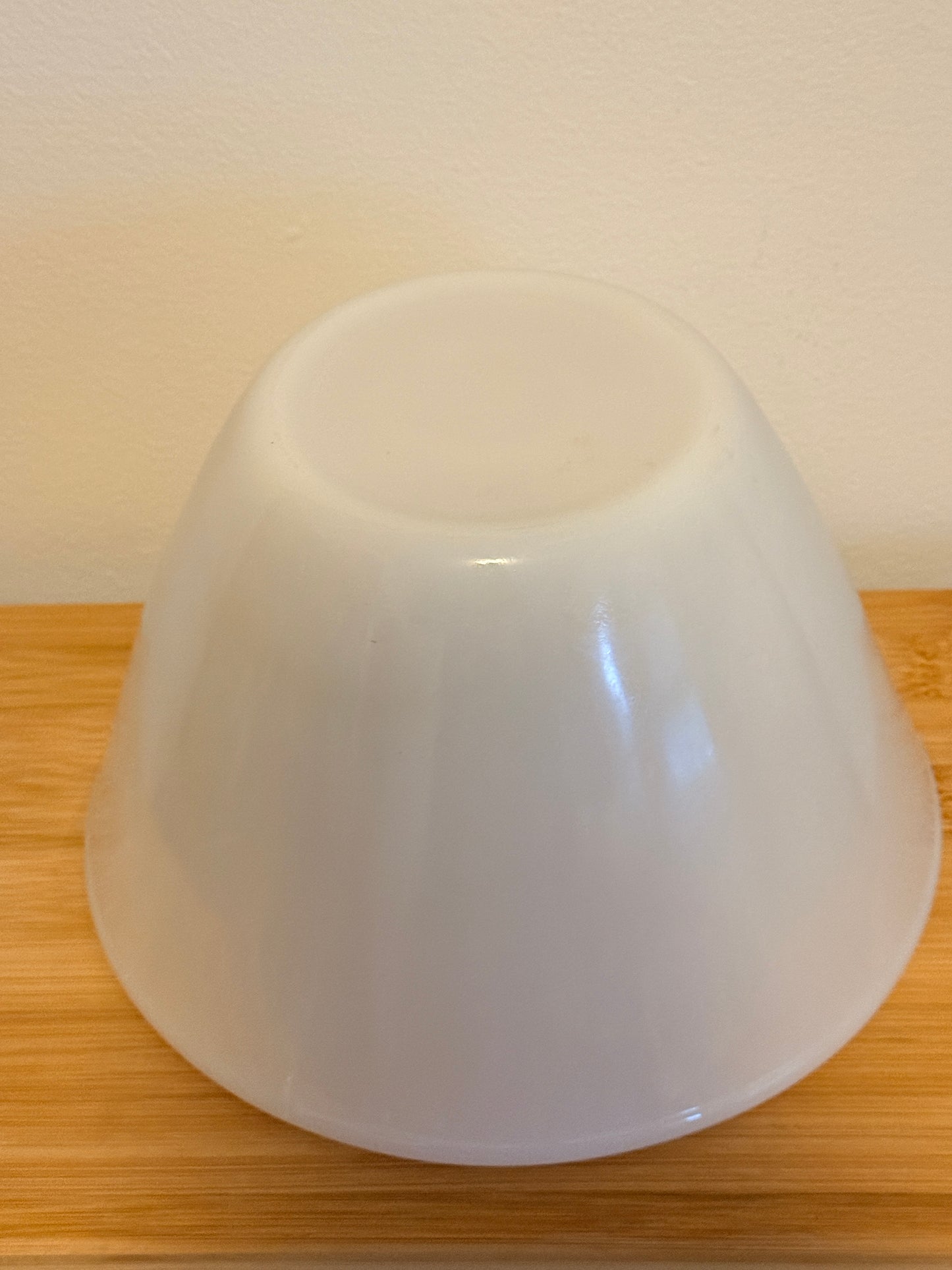 Fire King Milk Glass Splash Proof Bowl