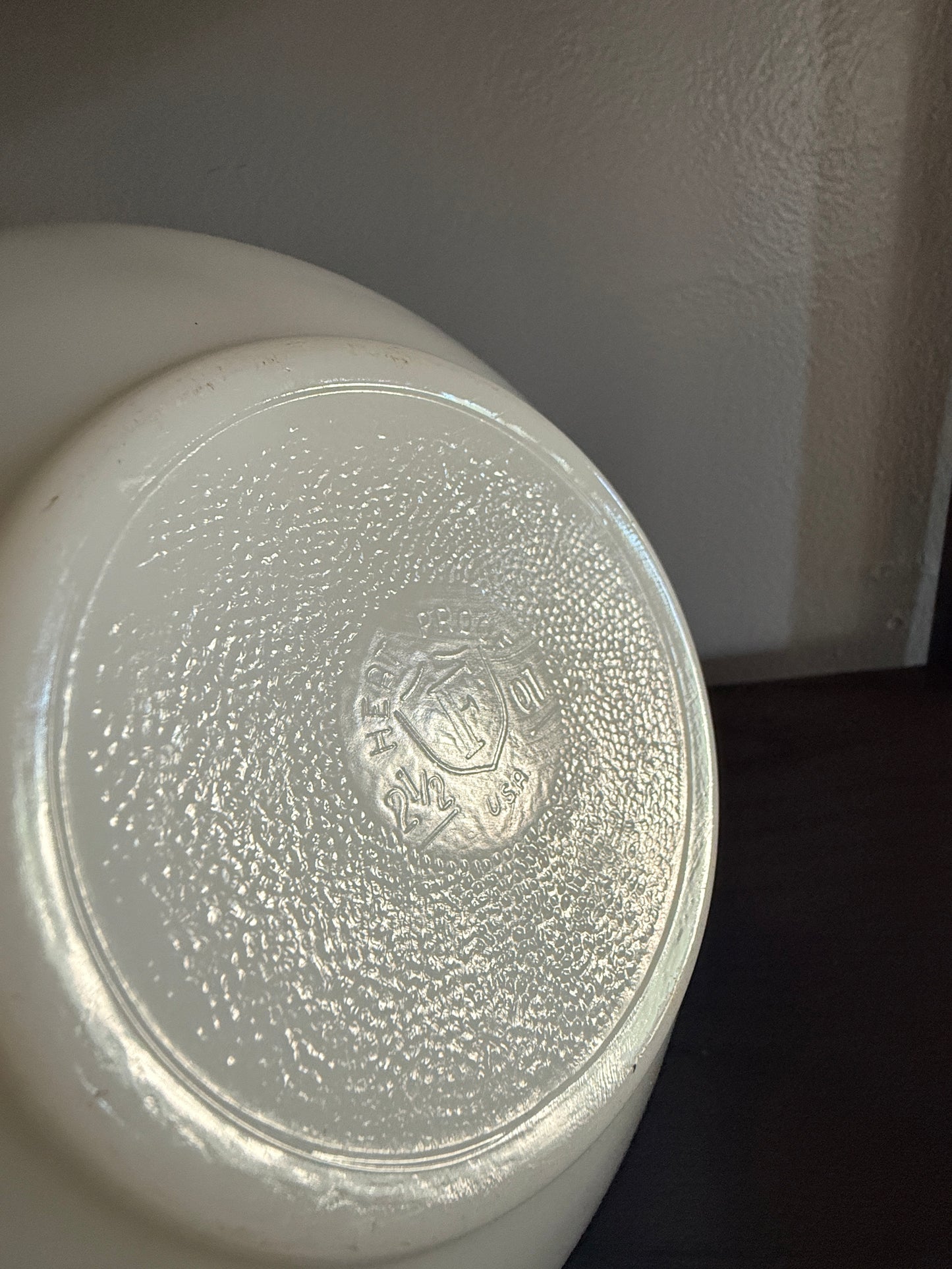 Federal Glass Blue Rose Mixing Bowl