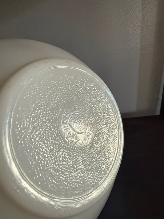 Federal Glass Blue Rose Mixing Bowl