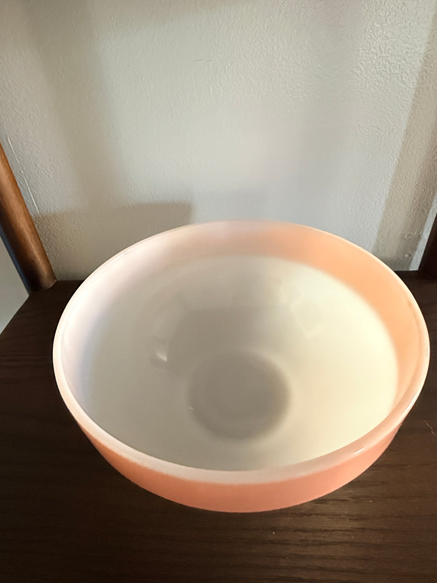 Fire King Pink Colonial Band Mixing Bowl