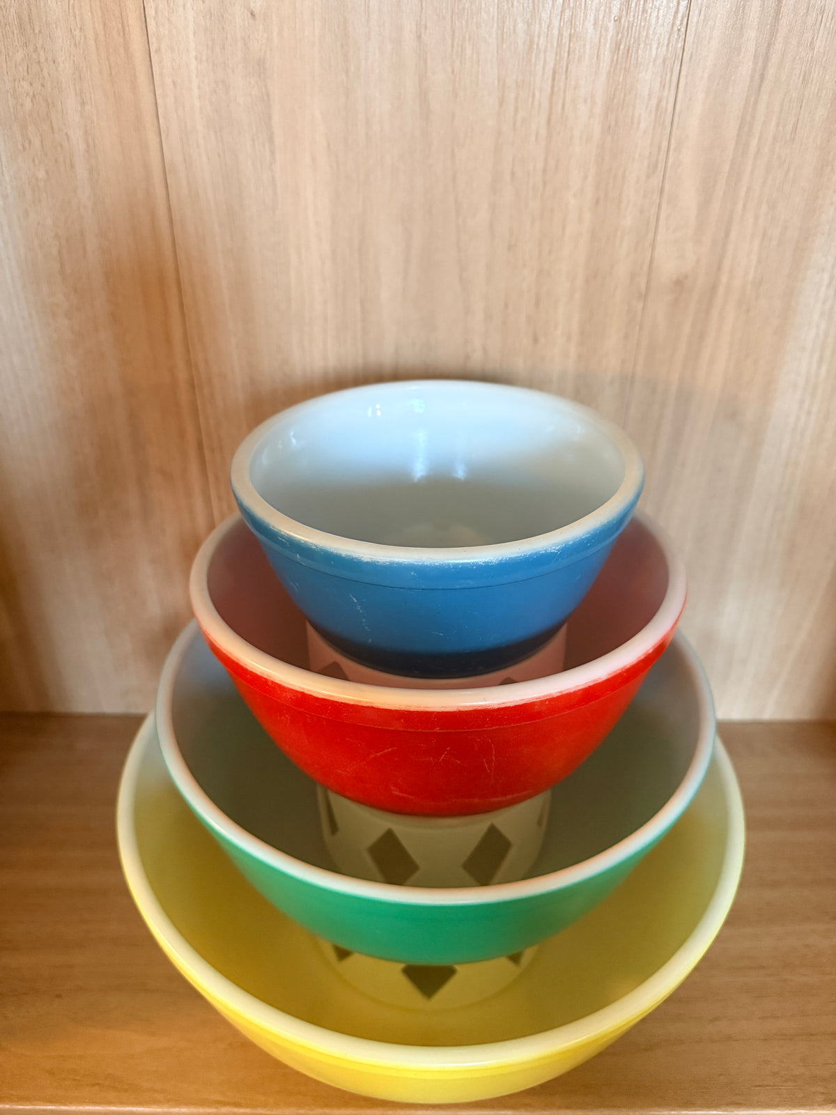 PYREX Primary Colors Nesting Mixing Bowls