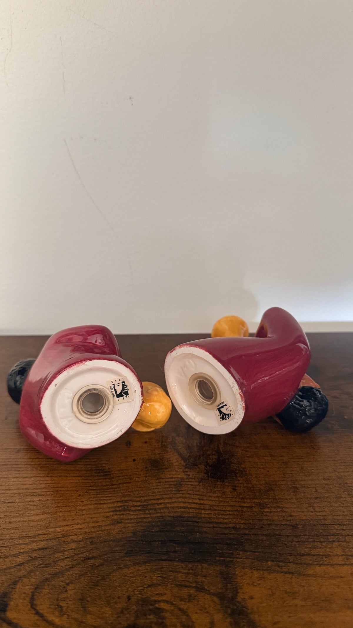 Clay Art Jazz Horn Players Novelty Salt and Pepper Shakers